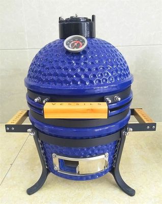 木炭青い台所用品12.5インチSGS小さい陶磁器BBQ