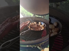 SGS 24のインチのKamadoのグリルの耐熱性暗いスカイ ブルー