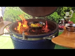 SGS 24のインチのKamadoのグリルの耐熱性暗いスカイ ブルー