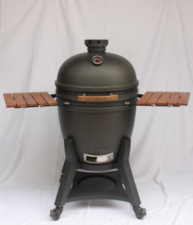 セラミック レザー グラス 木炭 カマド グリル 27 インチ BBQ