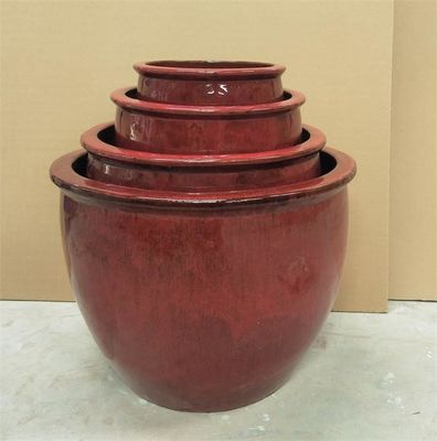 植物のための44x32cmの陶磁器の屋外の鍋